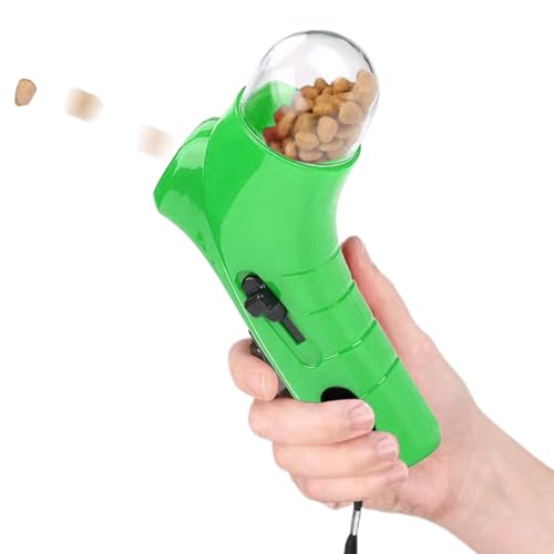 Cat Treat Guns Shooter | Leckerli-Werfer | Snack Slinger Leckerli-Werfer | Hundefutter Katapult | Futterspender-Spielzeug Für Hunde Haustier Fütterungsspielzeug Welpenfutter Spielzeug | Pet Supplies von Bohany