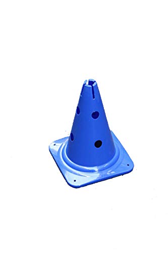 Agility Hundesport - Mehrzweckkegel mit Loch, 30 cm - Farbe: blau von Boje Sport