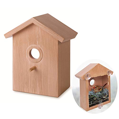 D88DS Wetterfestes Vogelhaus Set – Schönes Futterhäuschen & Nistkästen für Meisen, Ideal für Garten und Balkon, TikTok Trend Vogelhäuschen von Bolwins