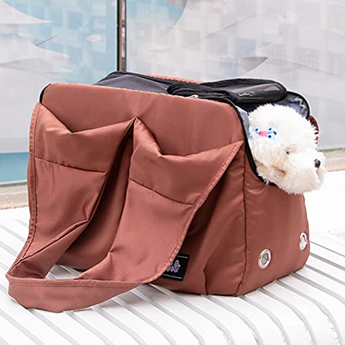 BomKra Hundetasche Pet Carrier Outdoor Travel Pet Umhängetasche wasserdichte kleine Katze Dog Carrier Handtasche von BomKra