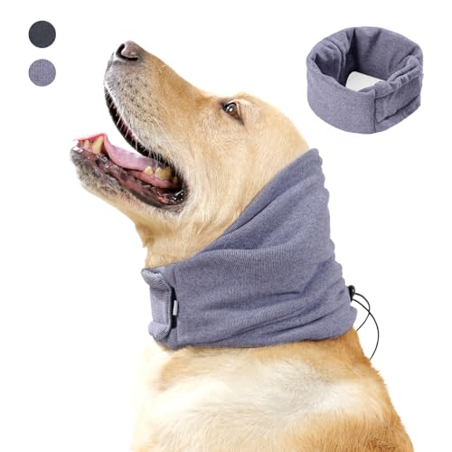 Dog Soothing Head Covers Dog Warm Adjustable Multifunctional Soothing Emotional Pet Warm Head Covers (Purple, L) von Bomclap