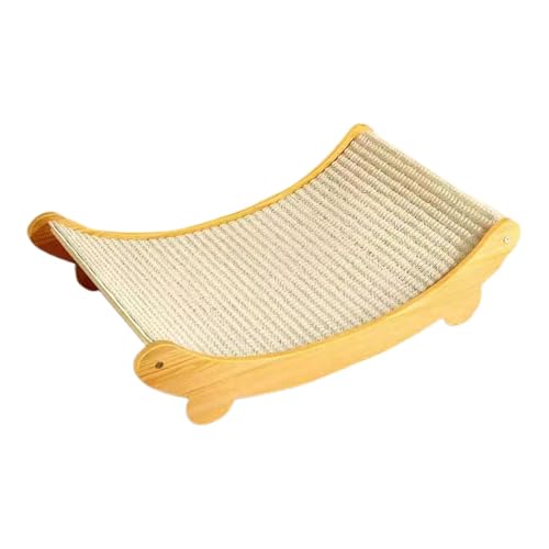 Bomefoi Sisal-Katzenkratzbrett, Schaukelstuhl Karton Kratz Pads, Sisal-Pad-Kratzbett für Katze, Haltbarer Katzen Kratzmatte, Wiederverwendbare Katzenkratzrampe aus Sisal von Bomefoi