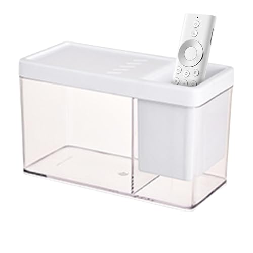 BommFu Aquarium Starter Kits | Kleines Aquarium Mit Atmungsaktivem Loch-Design Glatte Kanten Große Öffnung - Transparentes Fisch-Aquarium-Desktop-Fischglas Für Büro, Wohnzimmer, Apartmemt von BommFu