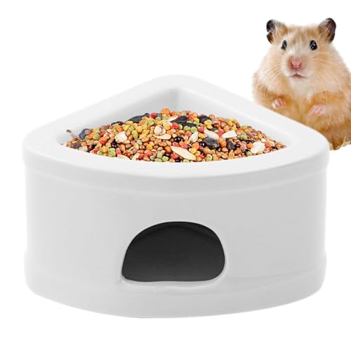 BommFu Hamster-Versteck | Kleines Haustierversteck Hamster Futternapf | Multifunktionales Lebensraumbett Hamster Nistplatz Hamster - Schlafecke Keramik Versteck Für Hamster von BommFu