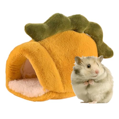 BommFu Hamster-Versteckhaus | Meerschweinchenbett | Warmes Meerschweinchen-Kissenhaus-Versteck - Niedliches Spielzeugnest Für Kleintiere, Hamster, Chinchillas, Zwerghasen, Igel von BommFu