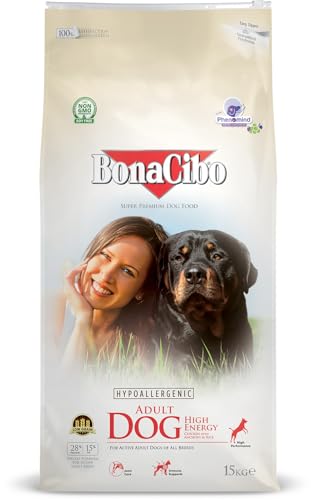 BONACIBO - Erwachsene Hunde - Huhn - hohem Energiegehalt - Trockenfutter - 15 kg von Bonacibo