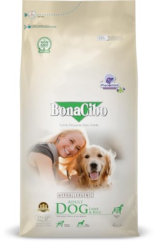 BONACIBO - Erwachsene Hunde - Lamm mit Reis - Trockenfutter - 4 kg von Bonacibo