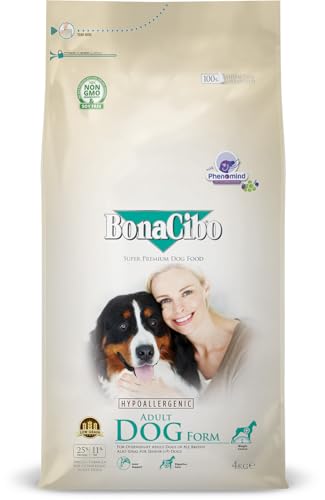 BONACIBO - Hundefutter - Huhn für Senioren und Übergewichtige Hunde - 4 kg von Bonacibo