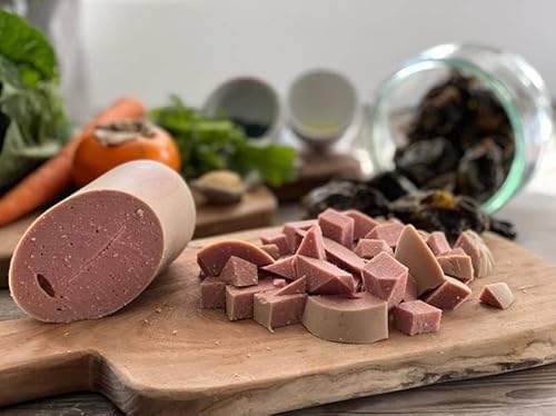 Bonali Hundewurst aus Entenfleisch, 100% frisches Fleisch, Glutenfrei, Ohne Konservierungsstoffe 12 x 600 g Sparpack von Bonali