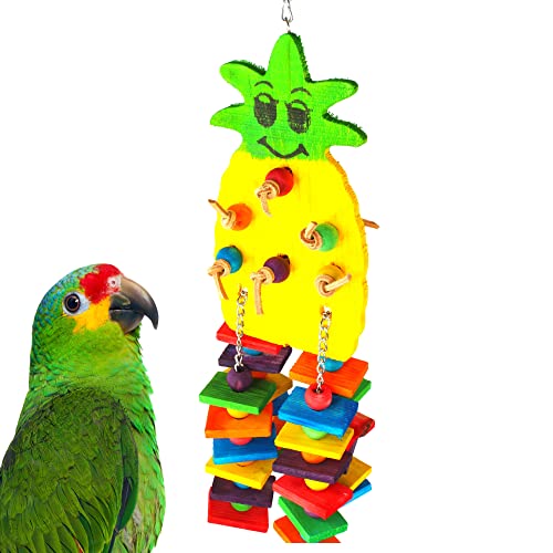 Bonka 1733 Bird Toys Medium Ananas Holz Vogel Spielzeug Parrot Käfig Toys Käfige Graupapageien Sittiche von Bonka Bird Toys