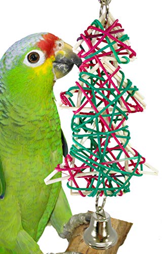 Bonka Bird Toys 1530 Großer Weihnachtsbaum Papagei Vogelspielzeug Futtersuche Papageienkäfig Käfige Nymphensittiche Wellensittiche Grausittich Conure von Bonka Bird Toys