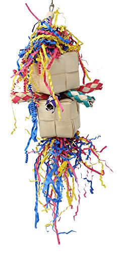 Bonka Bird Toys 1652 Duo Futterbox für Papageien, Nymphensittiche, Afrikanisches Grau Hochwertiges Produkt, handgefertigt in den USA. von Bonka Bird Toys