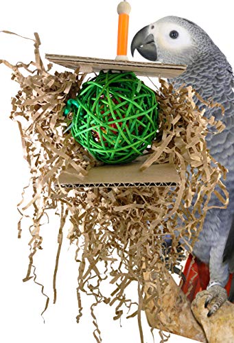 Bonka Bird Toys 1735 Vogelfutterspielzeug für Papageien, Käfig, Nymphensittiche, Afrikanisches Grau von Bonka Bird Toys