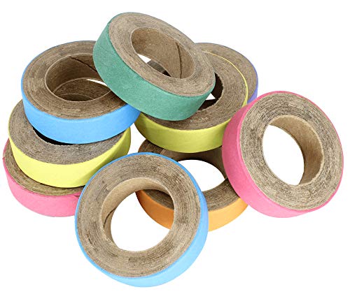 Bonka Bird Toys 2120 Pk9 4,4 cm bunte Kau-Bagels – lustiges und sicheres zerkleinerbares Spielzeug für alle Vögel, Nymphensittiche, Conures, Graupapageien von Bonka Bird Toys