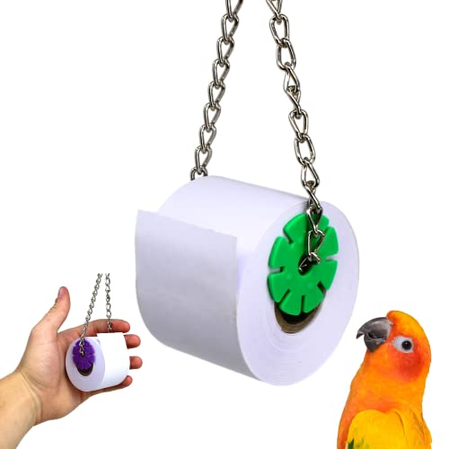 Bonka Bird Toys 2310 Mini Shred Roller Vogelspielzeug Papierrolle Kauen Hängende Futterscheiben Nymphensittiche Sittiche Sittiche und andere ähnlich große Vögel von Bonka Bird Toys