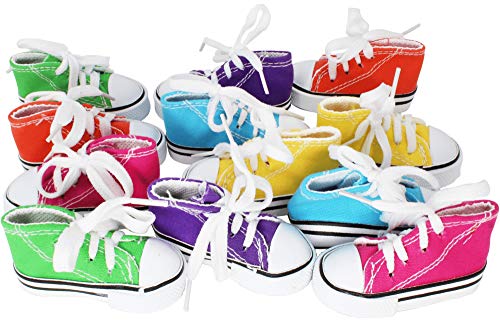 Bonka Bird Toys Mini-Sneaker, Fußschnabel, Papageien, Papageien, Quaker, Wellensittich, Finken, Kakadeil, 12 Stück von Bonka Bird Toys