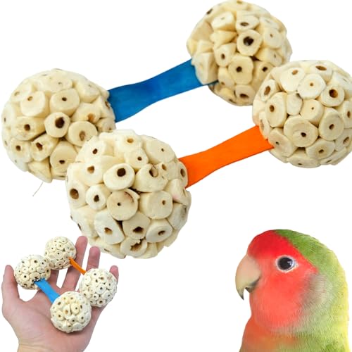 Bonka Bird Toys Sola Hantel, Papageienfuß, Talon-Käfig-Spielzeug, Conure, Quaker, Caique und ähnliche Rassen, 2965 Pk2 von Bonka Bird Toys