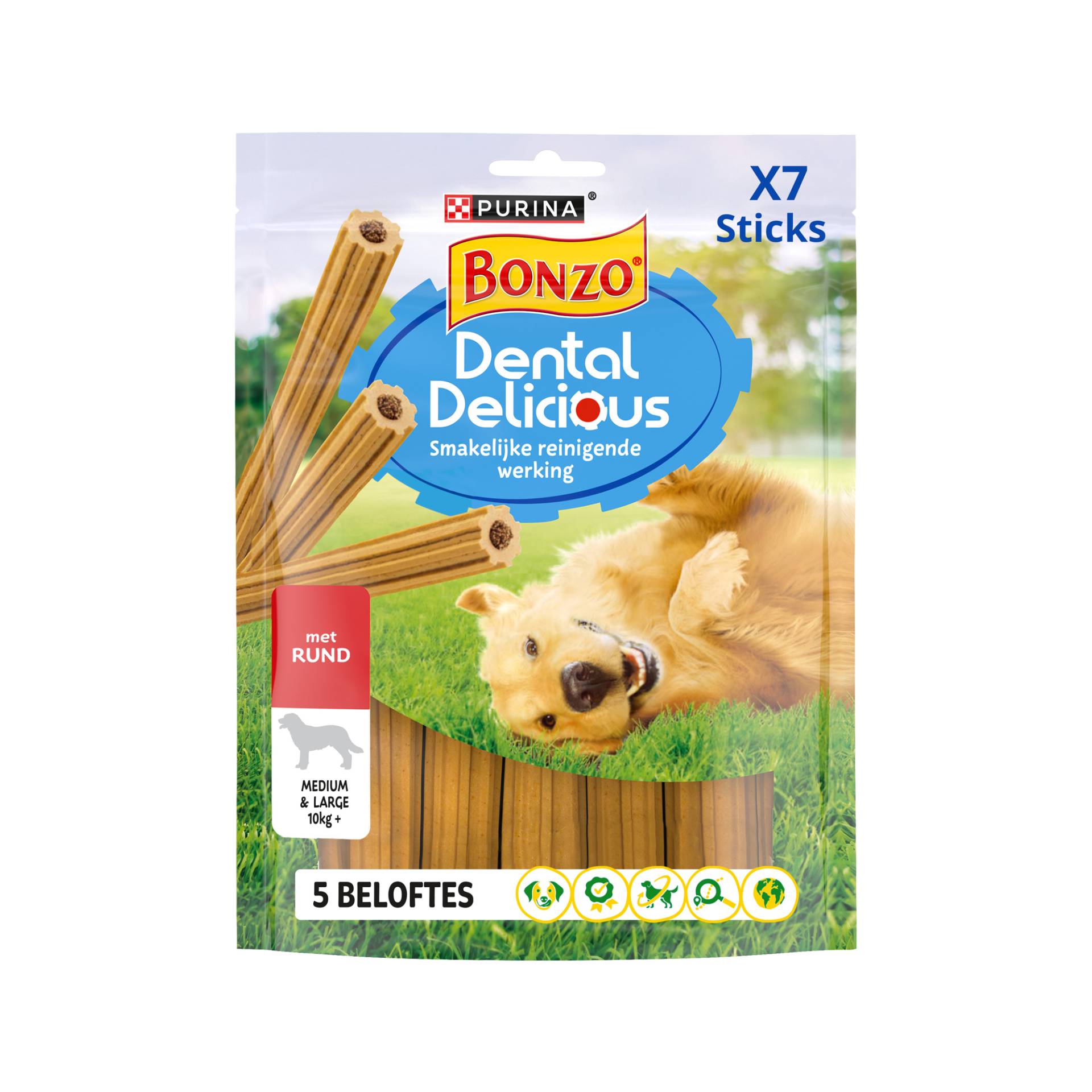 Bonzo Dental Delicious - Medium - Rind - 200 g Bonzo Dental Delicious - Medium - Rind - 200 g von Bonzo