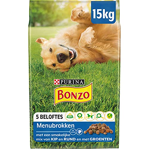 Bonzo Menübrocks mit Huhn - für Erwachsene Hunde - 15kg von Bonzo