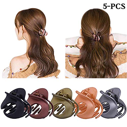 Boodtag 5PCS Haarklemmen Set Einfarbig Haarclips Vintage Friseur Clips Retro Haarspangen für Damen und Mädchen von Boodtag