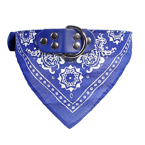 Boodtag Dog Bandana Halsband verstellbar Halstuch Hals Schal Triangle Handtücher Speichel Handtuch Paisley Muster Fashion Zubehör Puppy Cat Pet Products von Boodtag