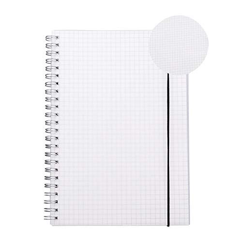 Boodtag Notizbuch Büro Ringbuch Spiralblock Tagebuch Premium Papier Horizontale Linie leer Gitter Cornell 60 Seite A5 B5 von Boodtag