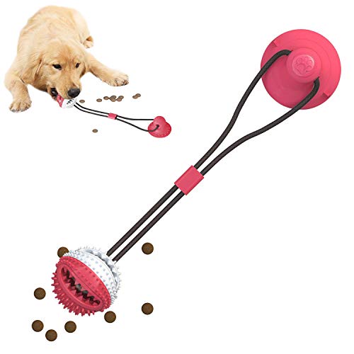 Boodtag Pet Molaren Biss Hundespielzeug Mit Saugnapf Multifunktions Pet Molar Bite Spielzeug Zahnpflege für Hunde Welpen Chew Spielzeug für Hund Ziehen, Kauen, Spielen von Boodtag