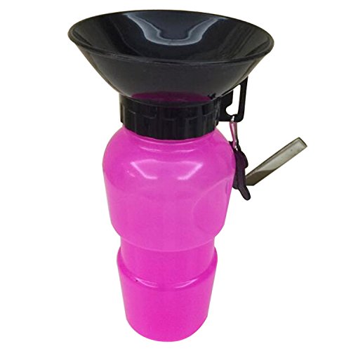 Boodtag Wasser Flasche Für Hunde Katze Tragbar Trinkflasche Haustiere Sport Reisen Travel Pet Schüssel Lösung Wasser-Tasse 600ml von Boodtag