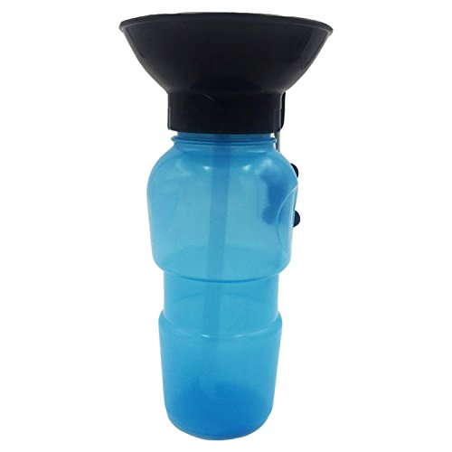 Boodtag Wasser Flasche Für Hunde Katze Tragbar Trinkflasche Haustiere Sport Reisen Travel Pet Schüssel Lösung Wasser-Tasse 600ml von Boodtag