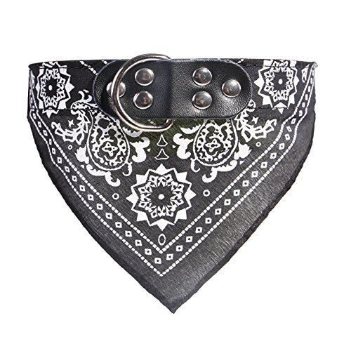 boodtag Dog Bandana Halsband verstellbar Halstuch Hals Schal Triangle Handtücher Speichel Handtuch Paisley Muster Fashion Zubehör Puppy Cat Pet Products von Boodtag