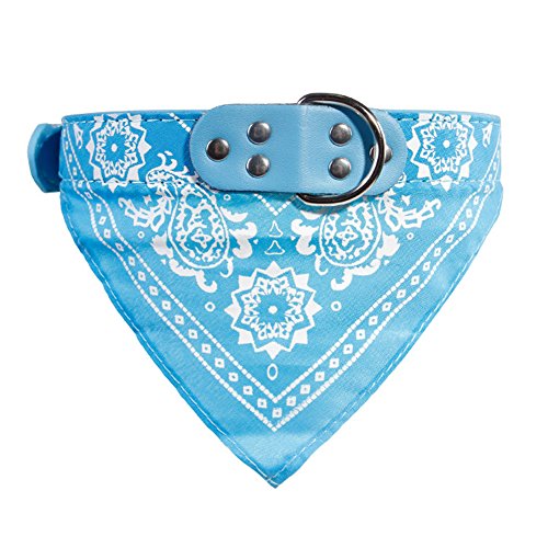 boodtag Dog Bandana Halsband verstellbar Halstuch Hals Schal Triangle Handtücher Speichel Handtuch Paisley Muster Fashion Zubehör Puppy Cat Pet Products von Boodtag