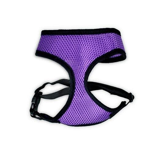 Boolavard Verstellbares Hundegeschirr Firm Haustier Hundeleine Halsband führt Hundegeschirr Soft (XL, Violett) von Boolavard