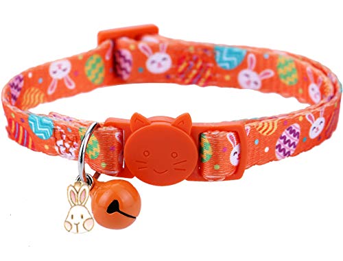 BoomBone Katzenhalsband Ostern mit Glöckchen, Orange von BoomBone