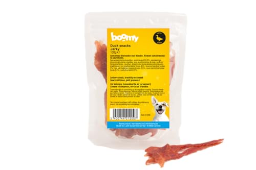 Boomy - Duck Jerky - Hundesnacks - Getrocknete Entenfilet - 3 x 100g von Boomy