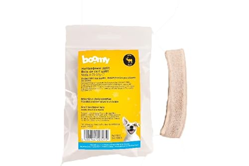 Boomy - Geteiltes Hirschgeweih für Hunde - Harter Hundesnack - Kaustab (M (25-37g)) von Boomy