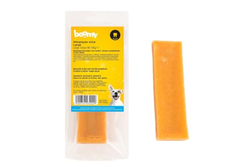 Boomy - Himalaya-Sticks - Hypoallergener Hundesnack aus Yak-Käse - Langanhaltendes und gesundes Kauvergnügen (L = 96-105g) von Boomy