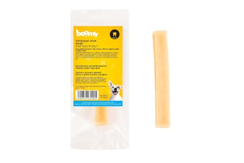 Boomy - Himalaya-Sticks - Hypoallergener Hundesnack aus Yak-Käse - Langanhaltendes und gesundes Kauvergnügen (S = 46-50g) von Boomy