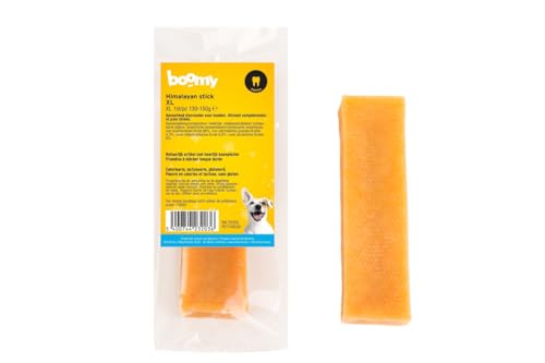 Boomy - Himalaya-Sticks - Hypoallergener Hundesnack aus Yak-Käse - Langanhaltendes und gesundes Kauvergnügen (XL = 130-150g) von Boomy