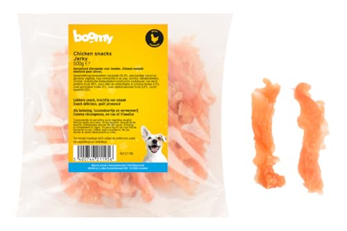 Boomy - Huhn Jerky - Getrocknete Hühnerbrust - Natürlicher Hundesnack - 500g von Boomy