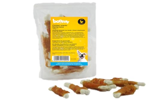 Boomy – Hundesnacks - Hundebonbons - Knochen mit Huhn - 3 x 100g von Boomy