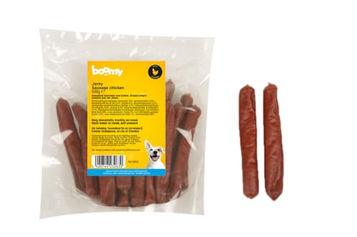 Boomy – Hundesnacks - Hundebonbons - Würstchen 12cm - 500g (Huhn) von Boomy