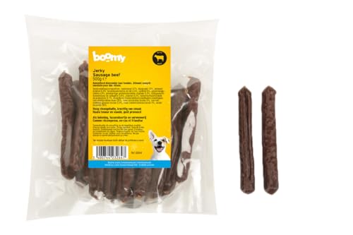 Boomy – Hundesnacks - Hundebonbons - Würstchen 12cm - 500g (Rind) von Boomy