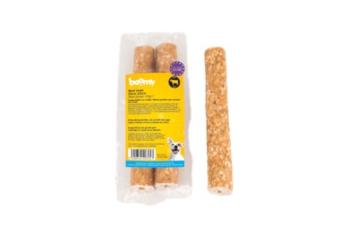 Boomy - Hundesnacks - Kauknochen - Beef Knochen-Stick mit Kollagen - 20cm - 2 x 2 Stück von Boomy