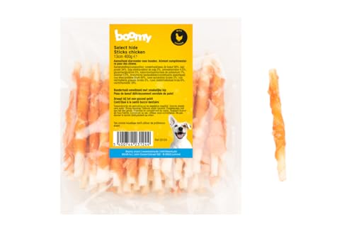 Boomy - Hundesnacks - Kausticks - Rawhide Sticks mit Huhn - 13cm - 400g von Boomy