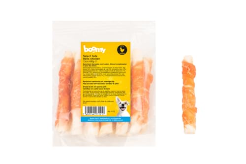 Boomy - Hundesnacks - Kausticks - Rawhide Sticks mit Huhn - 13cm - 400g von Boomy