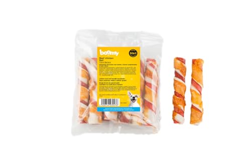 Boomy - Hundesnacks - Kausticks - Rawhide Sticks mit Huhn - 13cm - 8pcs von Boomy