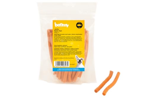 Boomy - Jerky Rolls - Glutenfreie Hundesnacks - Kaustäbchen mit hohem Fleischanteil - Hundebonbons (300g, Thunfisch) von Boomy