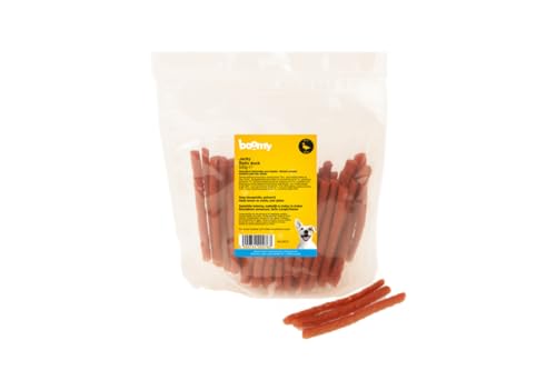 Boomy - Jerky Rolls - Glutenfreie Hundesnacks - Kaustäbchen mit hohem Fleischanteil - Hundebonbons (500g, Ente) von Boomy