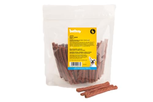 Boomy - Jerky Rolls - Glutenfreie Hundesnacks - Kaustäbchen mit hohem Fleischanteil - Hundebonbons (500g, Kaninchen) von Boomy