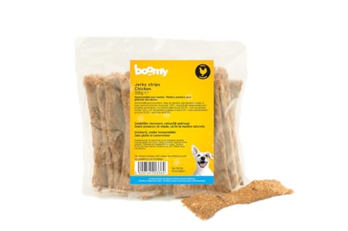 Boomy - Jerky Strips - Glutenfreie Hundesnacks - Trockenfleisch - 300g (Huhn) von Boomy